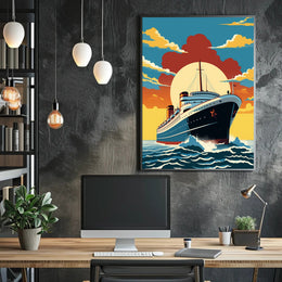 Voyage into the Sunset Poster