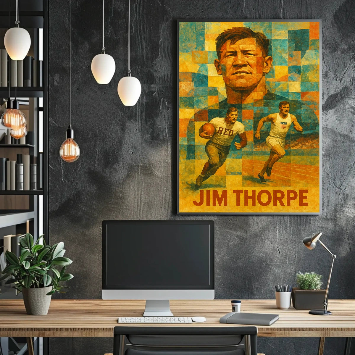 Jim Thorpe Athletic Legend Poster
