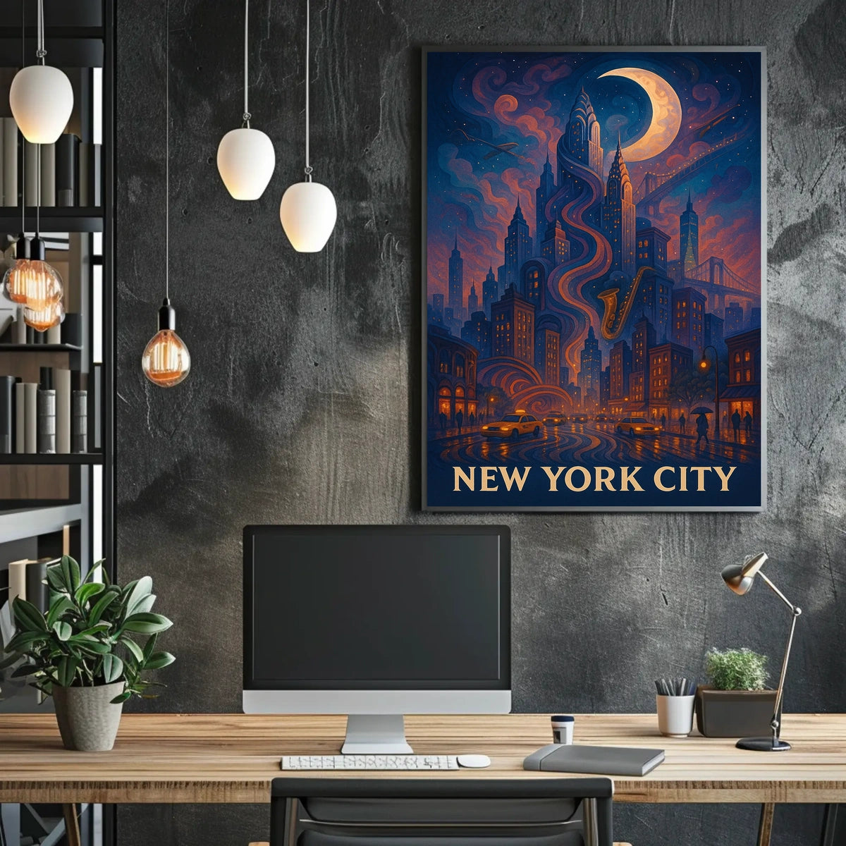 New York City A Dreamy Metropolis Poster