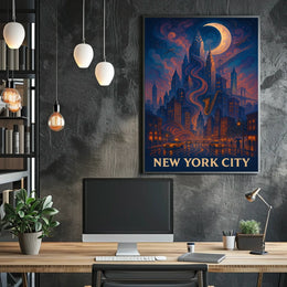 New York City A Dreamy Metropolis Poster