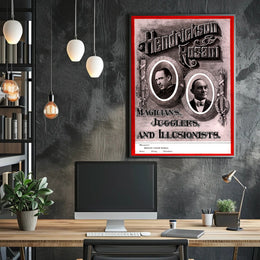 Vintage Magic Show Poster with Charm - Cultural or Heritage Poster