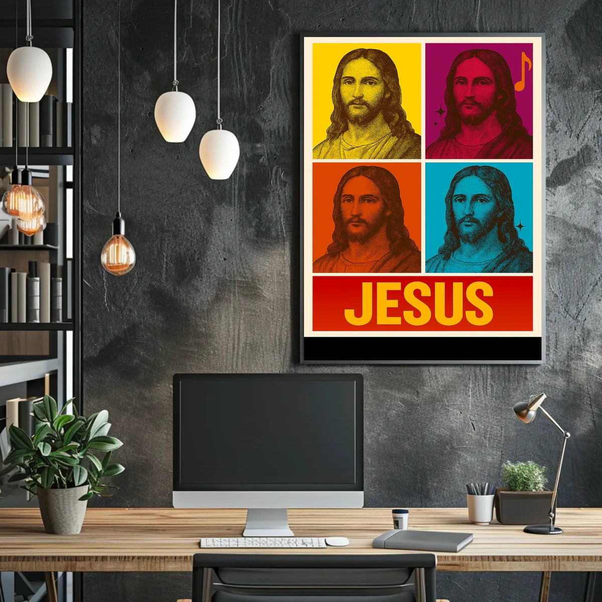 Jesus Pop Art Poster