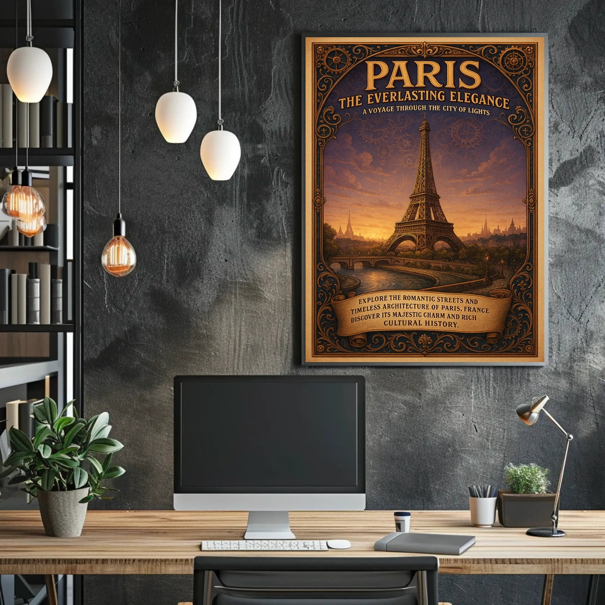 Paris The Everlasting Elegance Poster