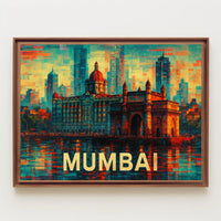 Mumbai Skyline Poster