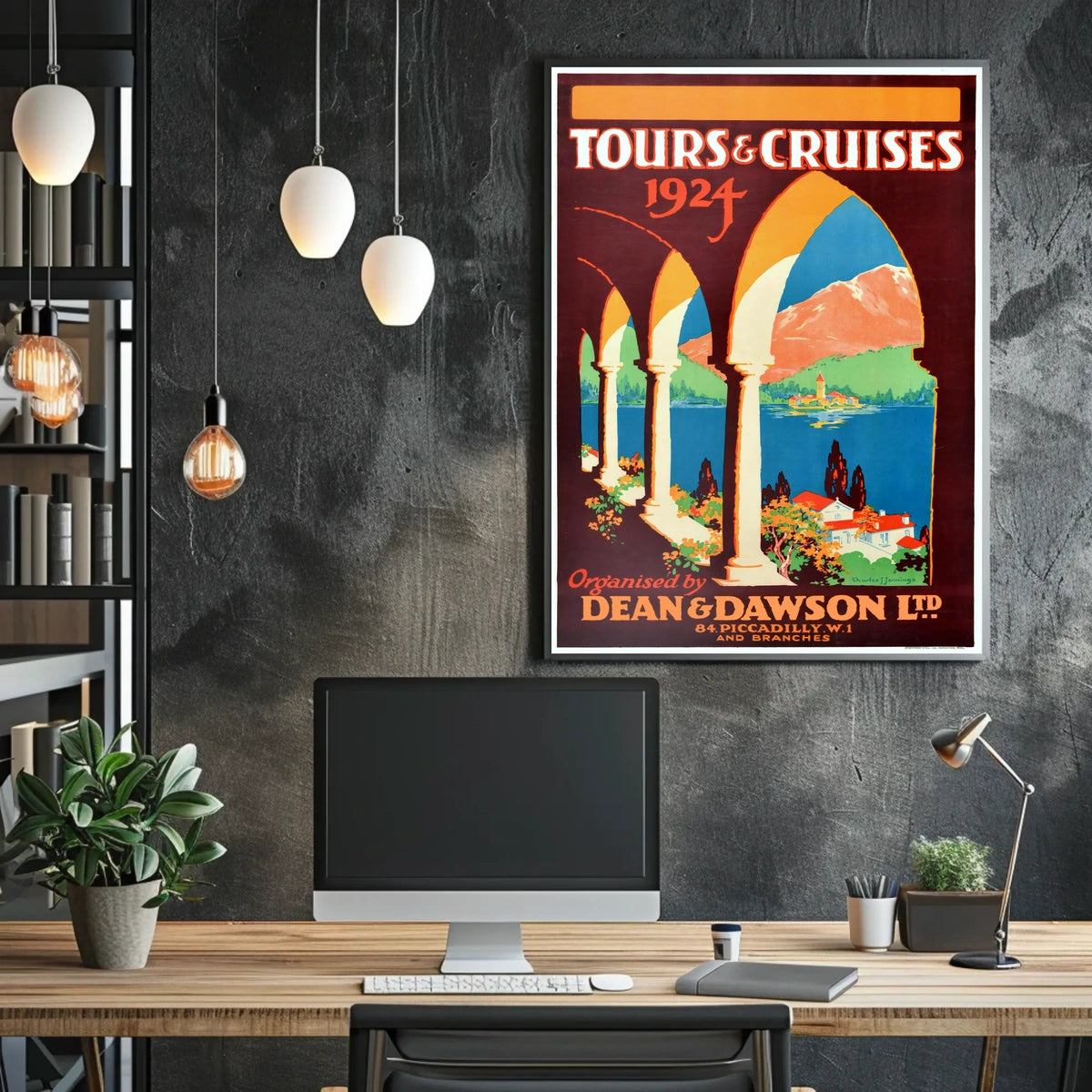 Tours Cruises 1924 Poster