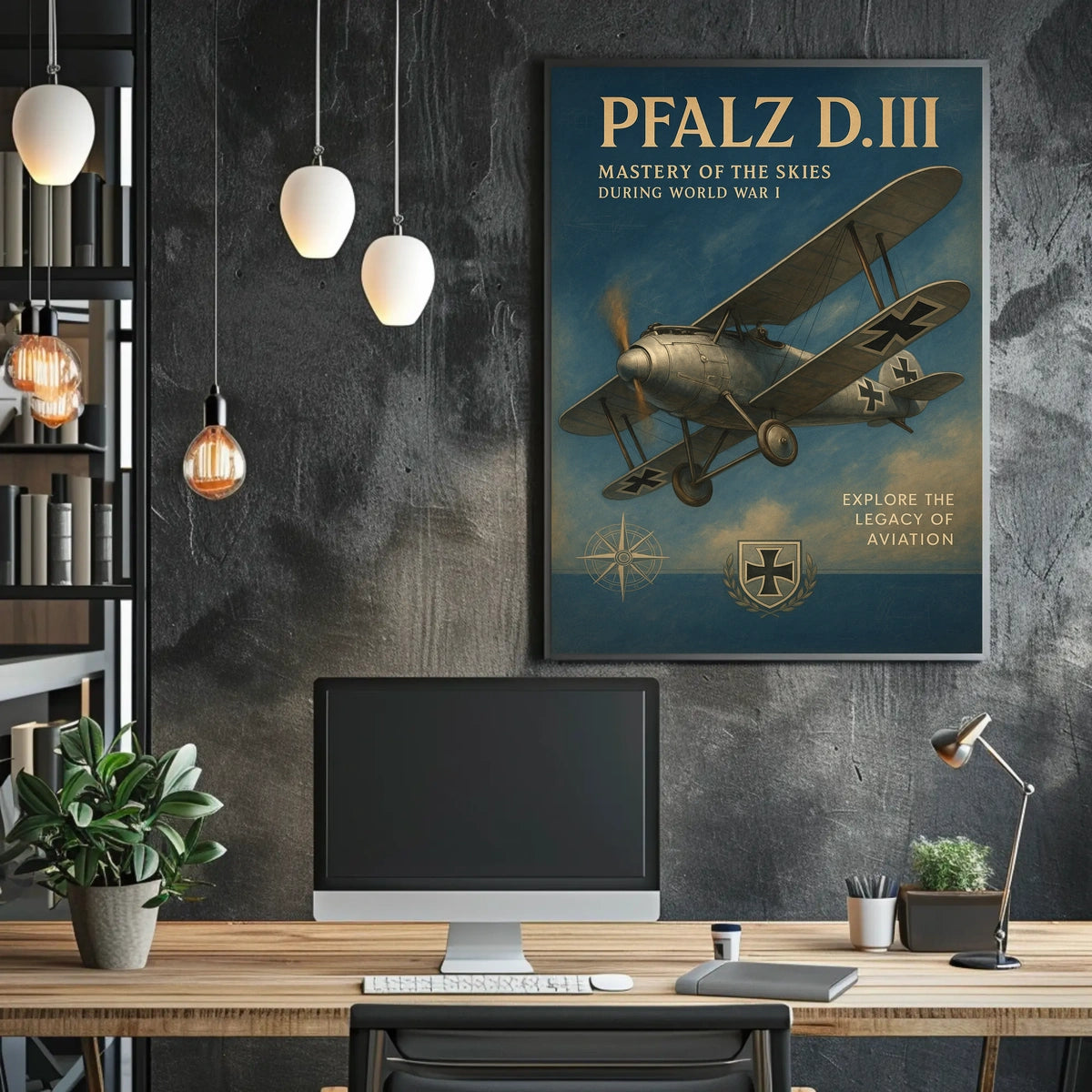 Pfalz D.III Mastery of the Skies Poster