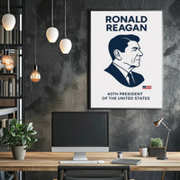 Ronald Reagan 40th President Poster
