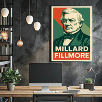 Millard Fillmore Vintage History Buff Poster