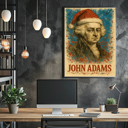 John Adams 2nd President of the United States Christmas SeriesPoster