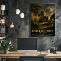 Fort Frederica Colonial Ruins Poster
