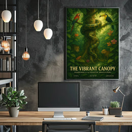 The Vibrant Canopy Poster