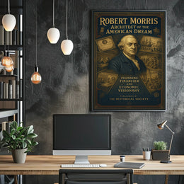 Robert Morris Architect of the American Dream Poster