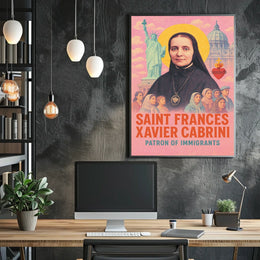 Saint Frances Xavier Cabrini Patron Of Poster