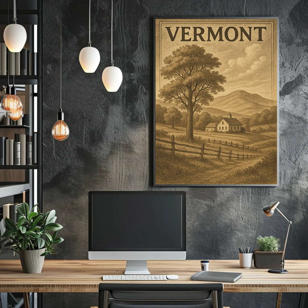 Vermont Landscape Poster