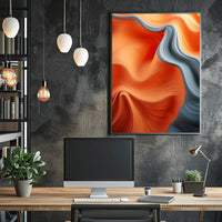 Flowing Colors Poster PosterGoat