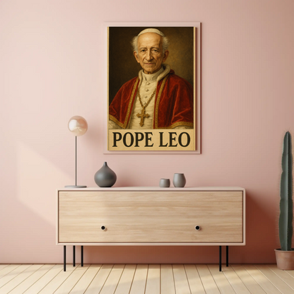 Portrait of Pope Leo XIII Portrait Poster