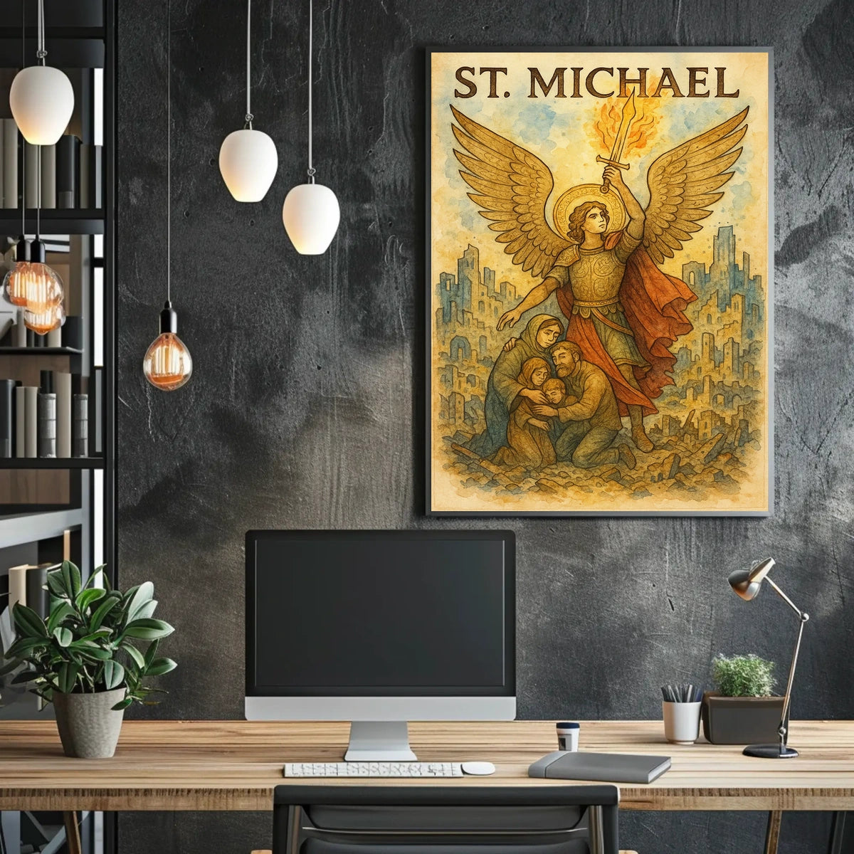 St. Michael Protector Of The Faithful Poster