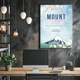 Explore Mount Fuji Poster PosterGoat