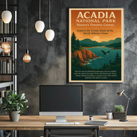 Acadia National Park Scenic Adventure National Park Poster