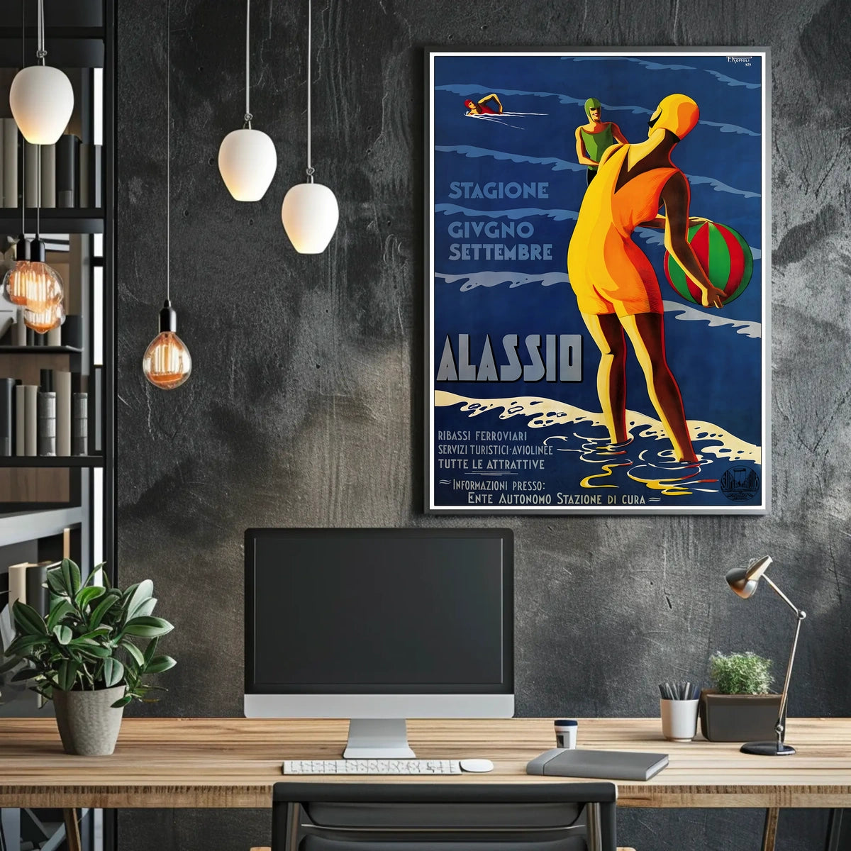 Alassio Summer Season Promotion Poster