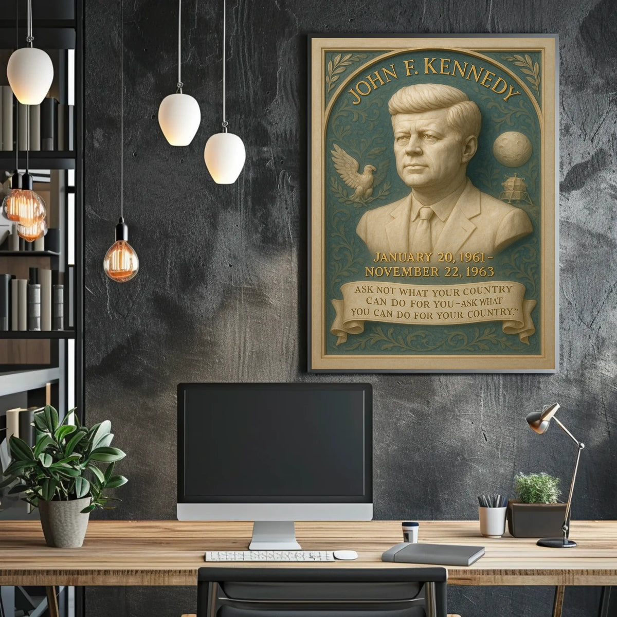 John F. Kennedy 35Th President Poster