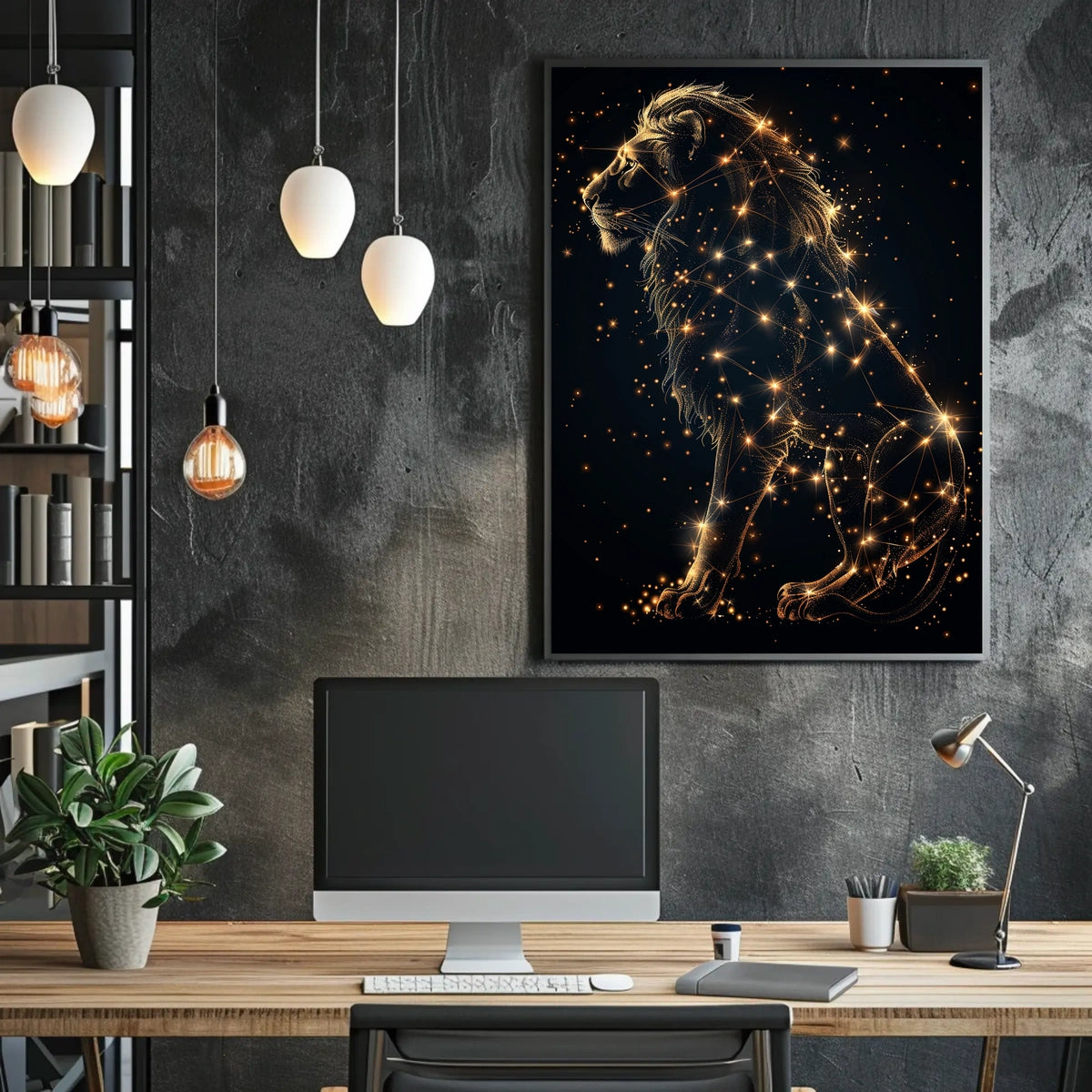 Celestial Lion Poster