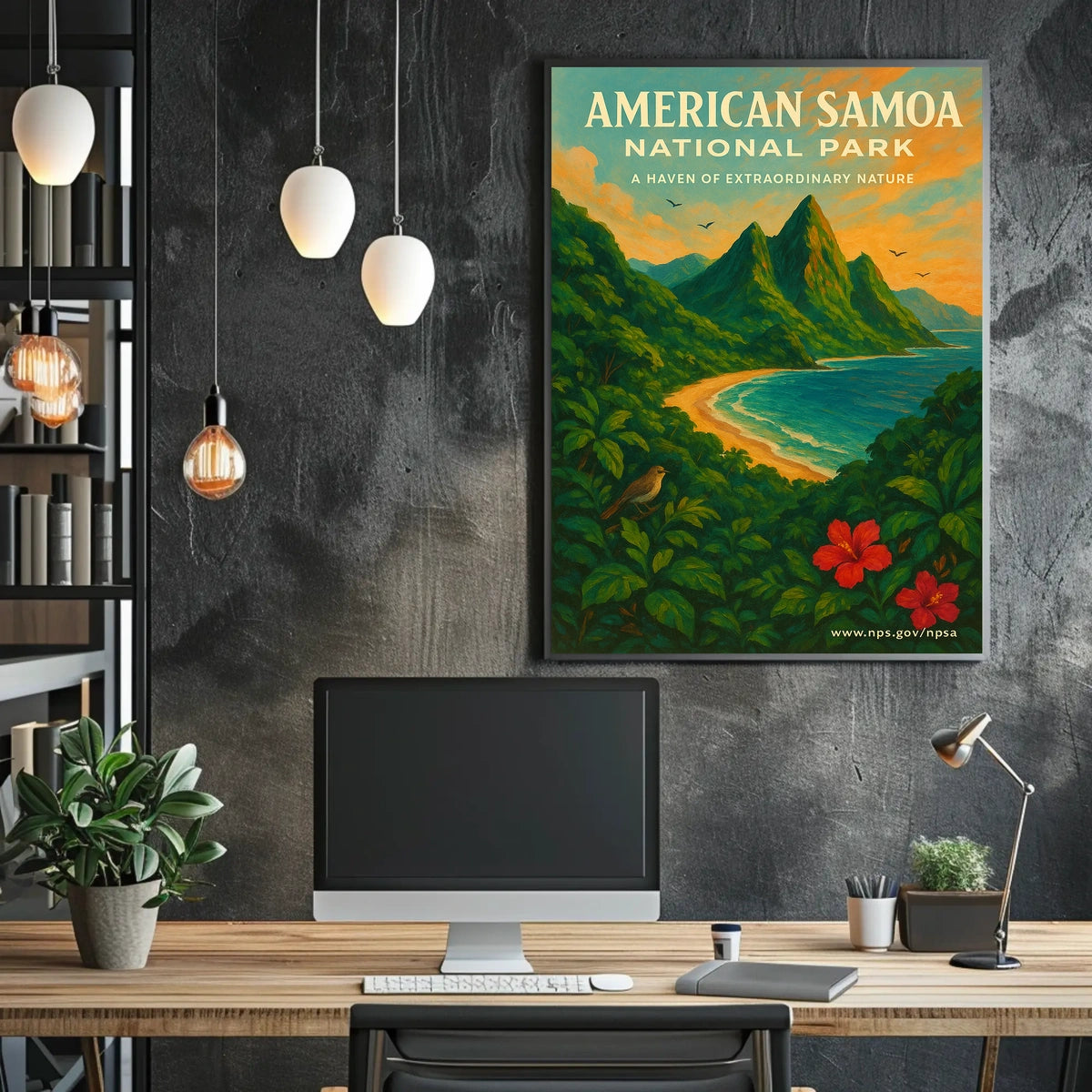 American Samoa National Park Poster