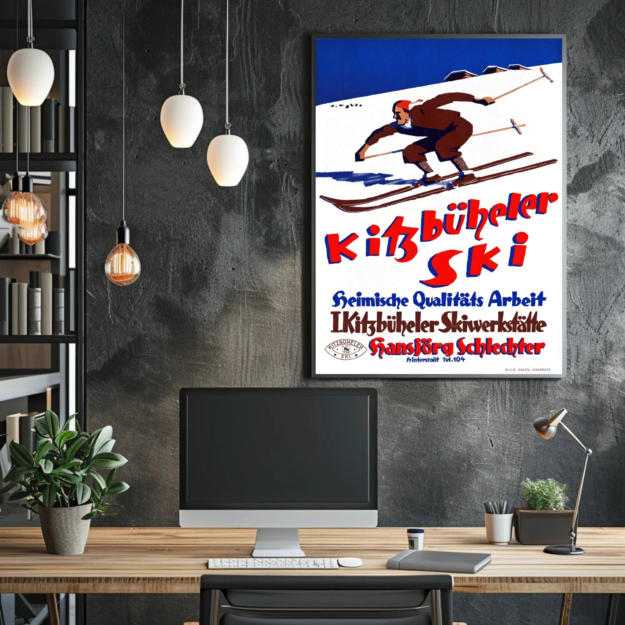 Kitzbüheler Ski Promotion Poster PosterGoat