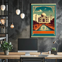 Vintage Taj Mahal Poster