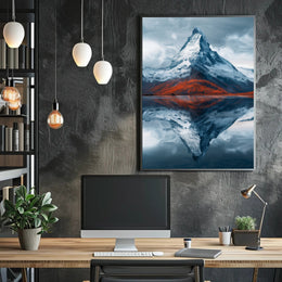 Alpine Majesty: Photorealistic National Park Poster PosterGoat