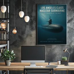 Los Angeles  Nuclear Submarine Poster PosterGoat