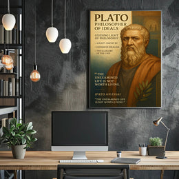 Plato  Philosopher of Ideals Poster