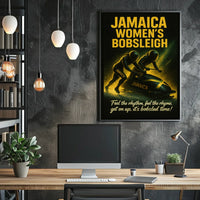 Jamaica Womens Bobsleigh Poster
