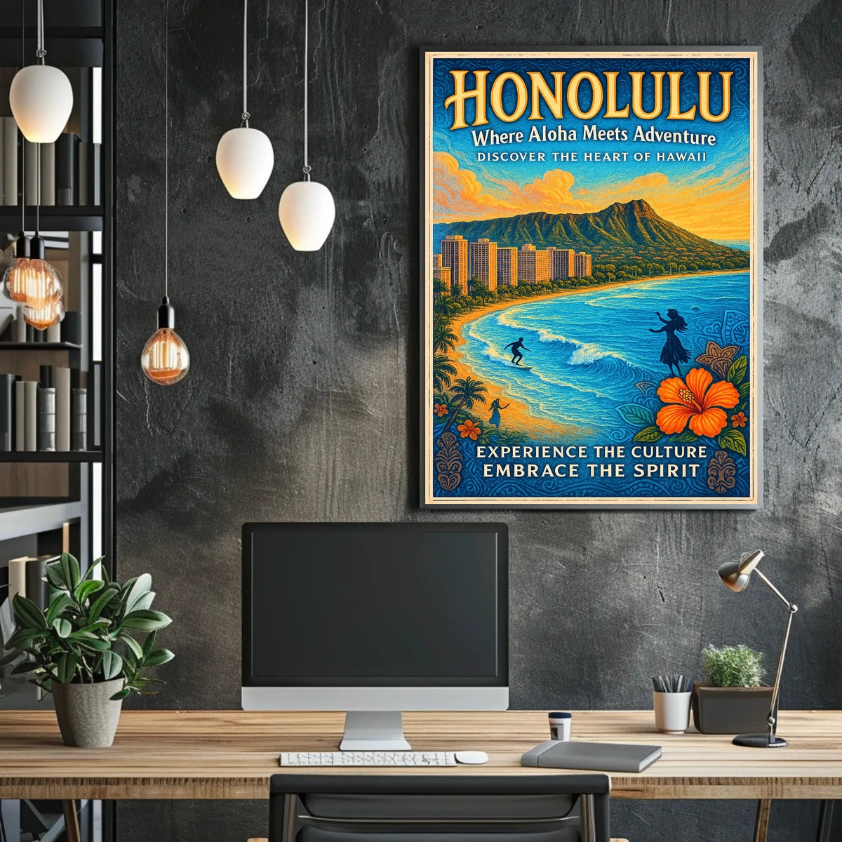Discover the Heart of Hawaii Poster