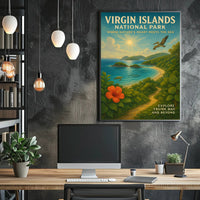 Virgin Islands National Park Adventure Poster