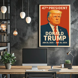 Trump 47Th President Patriotic Poster