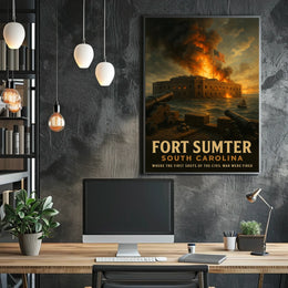 Fort Sumter The Dawn Of The Civil War Poster