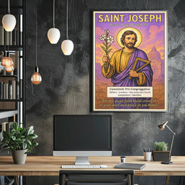 Saint Joseph Feast Day: March 19 Poster PosterGoat