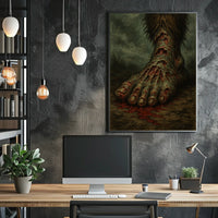 The Monstrous Foot Poster Cityscape Travel Wall Art
