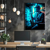 Saxophone Serenade Poster