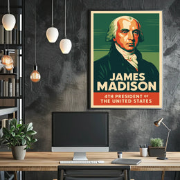 James Madison 4th President Poster