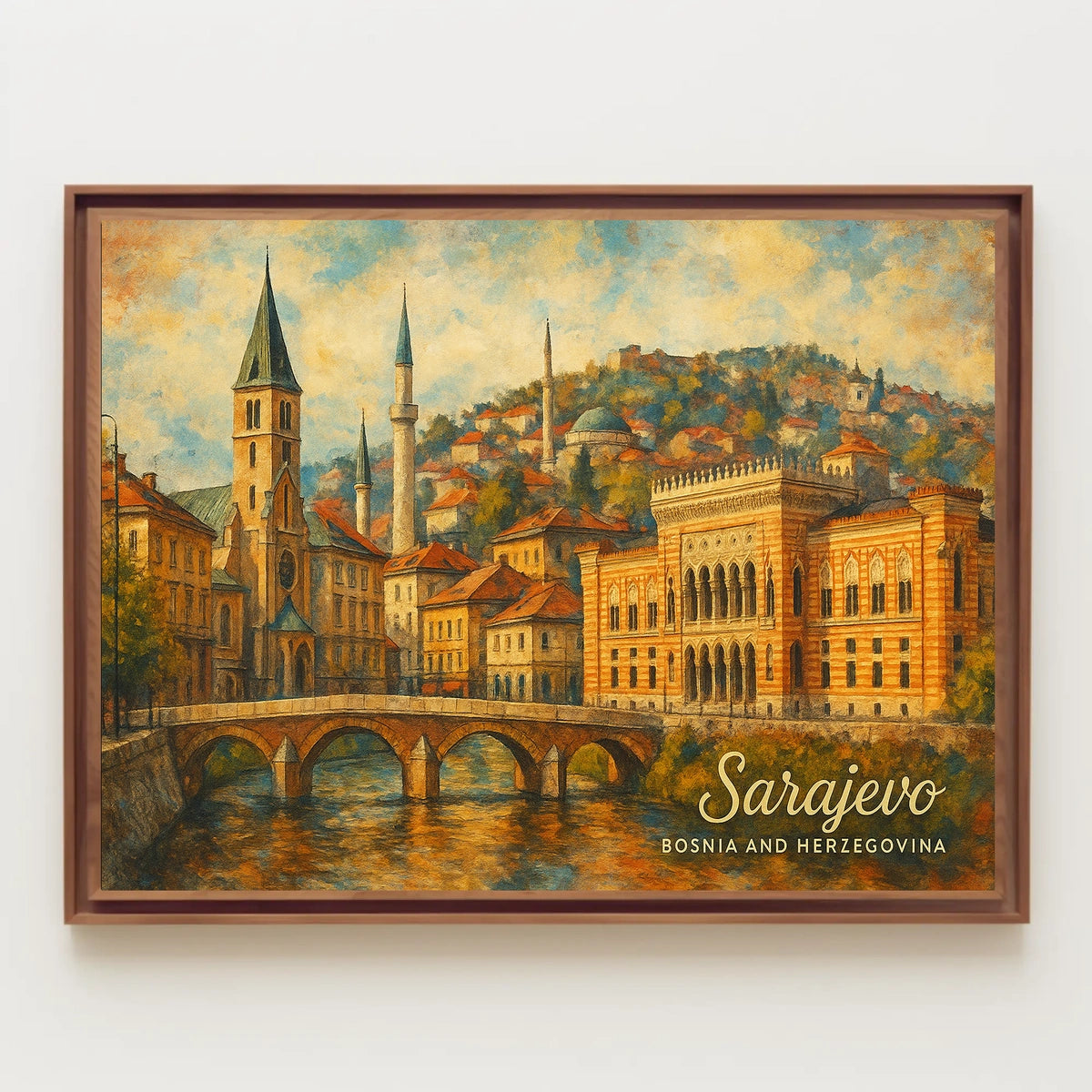 Sarajevo Bosnia and Herzegovina Poster