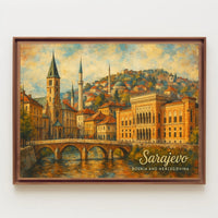 Sarajevo Bosnia and Herzegovina Poster