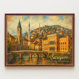 Sarajevo Bosnia and Herzegovina Poster
