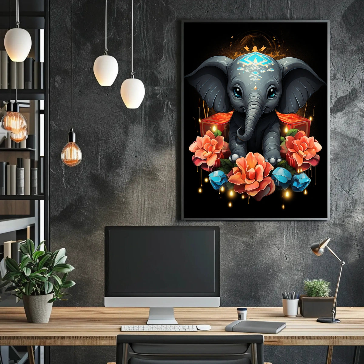 Enchanted Elephant Poster