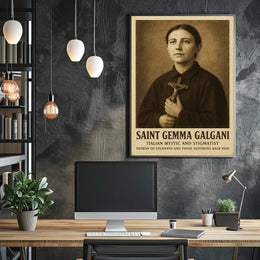 Saint Gemma Galgani Italian Mystic And Poster