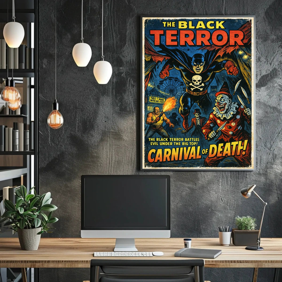 The Black Terror Carnival of Death Poster