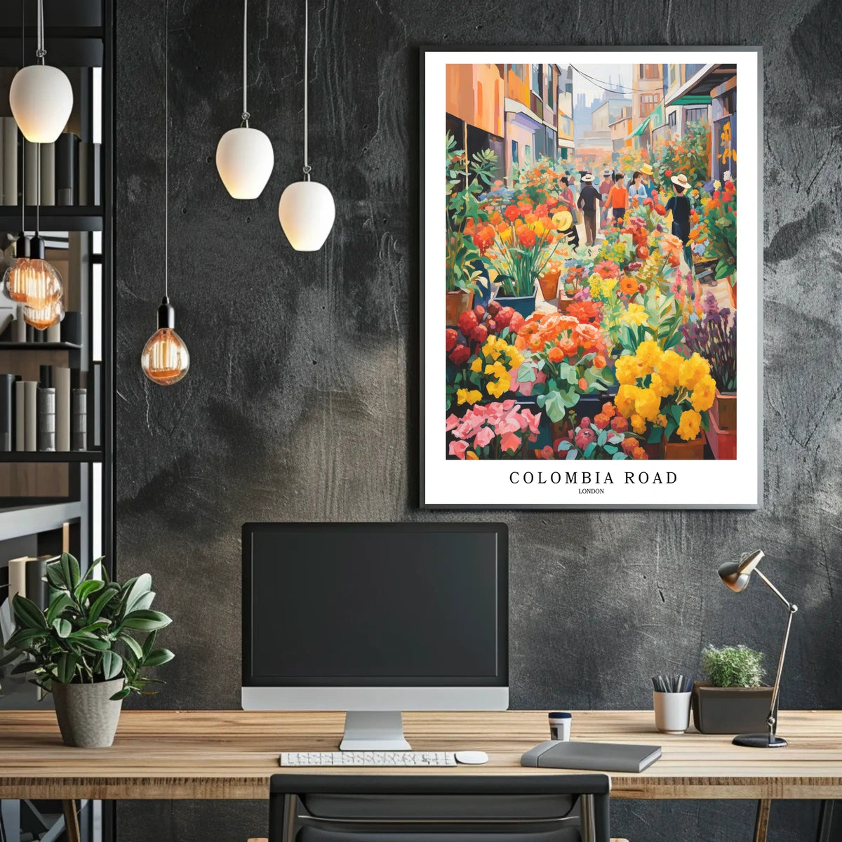 Colombia Road London Poster