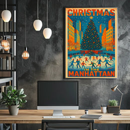Christmas in Manhattan Poster