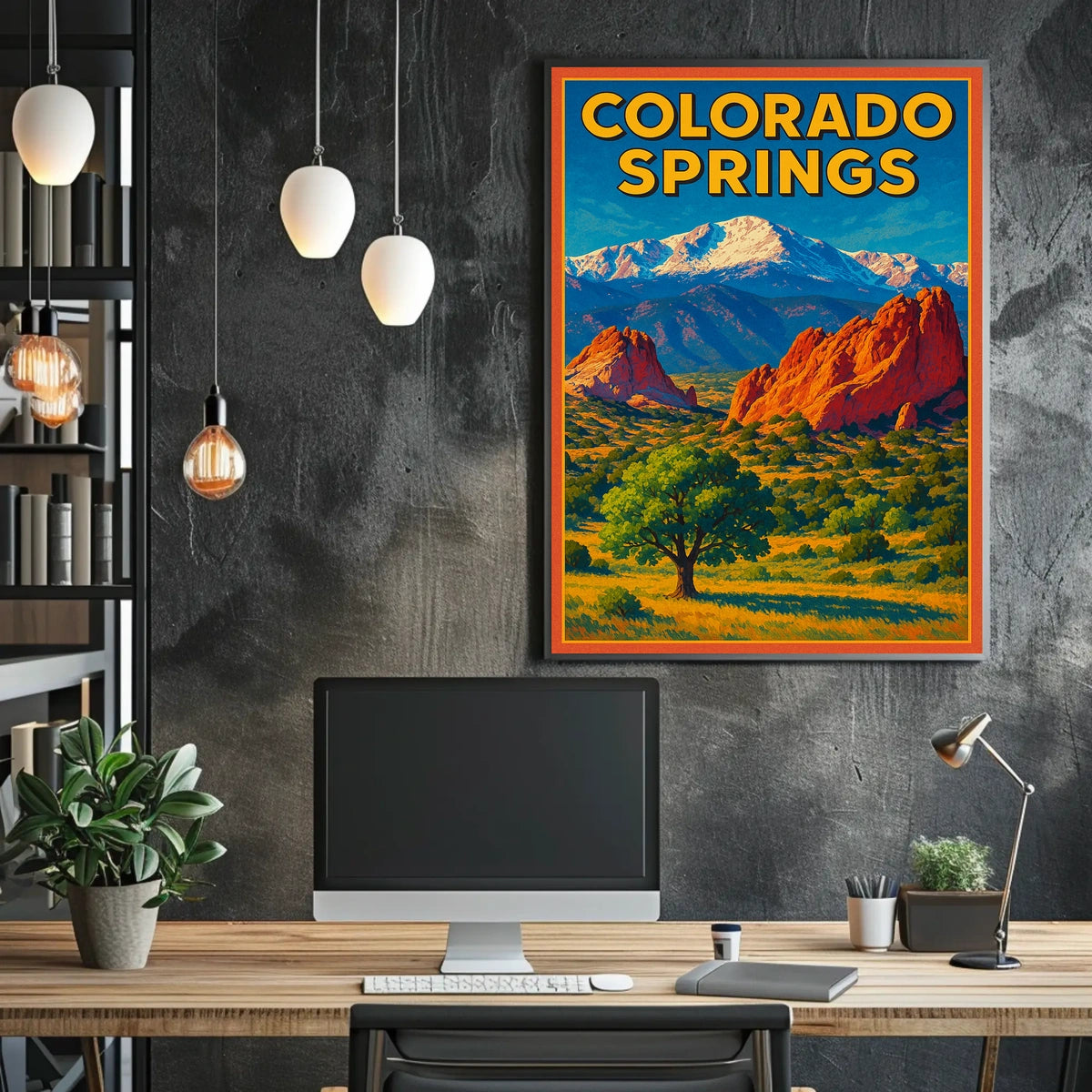 Colorado Springs Scenic Poster